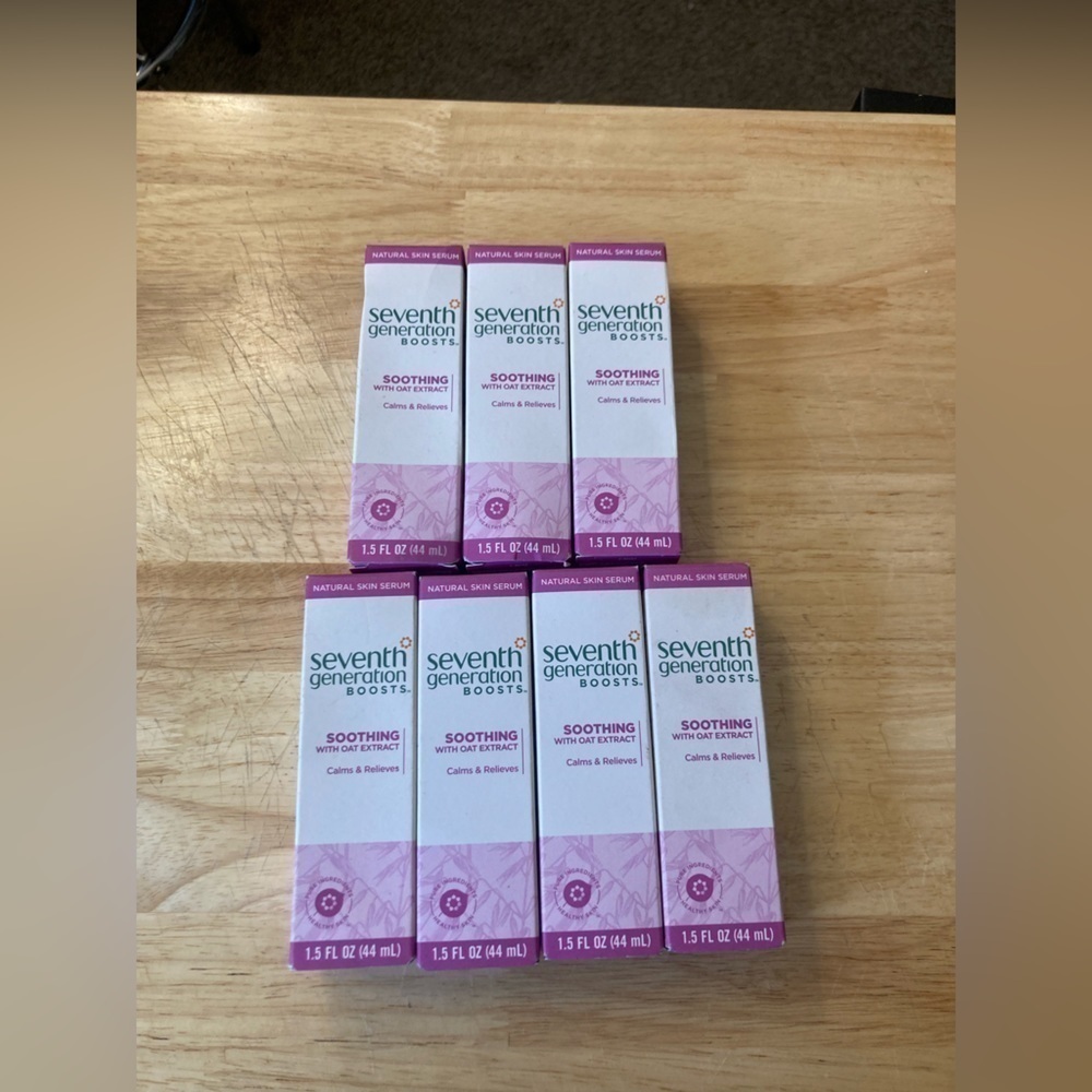 Seventh Generation Soothing skin serum. Price is for all boxes.Brand new